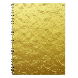 Gold Texturmuster (Luxuriöses Goldenes Glühen) Notizblock