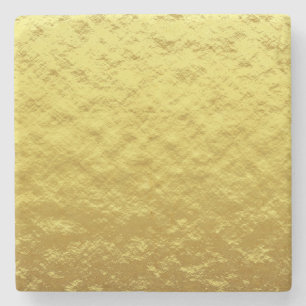 Gold Texturmuster (Luxuriöses Goldenes Glühen) Steinuntersetzer