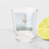 Gold Thammer Bäume Schuss Glas (Rückseite)