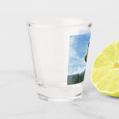 Gold Thammer Bäume Schuss Glas (Links)