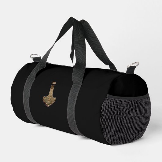 Gold Thammer Black Duffel Tasche (Rechte Ecke)