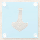 Gold Thammer Blau Untersetzer (Rückseite)