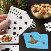 Gold Thammer Blue Poker Spielkarten (In Situ)