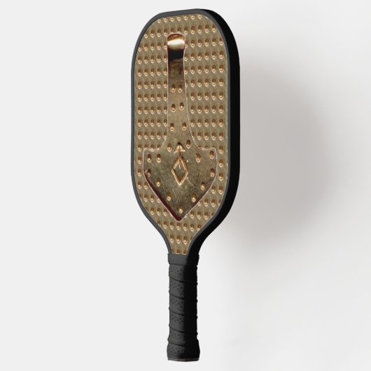 Gold Thammer Gold Indent Pickleball Paddel Pickleball Schläger (Links)