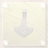 Gold Thammer Gold Vein Glas Untersetzer (Rückseite)