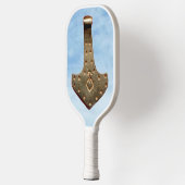 Gold Thammer Hammer Himmelpaddel Pickleball Schläger (Links)