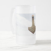 Gold Thammer mattierte Tasse (Vorderseite Links)