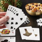 Gold Thammer Poker Spielkarten (In Situ)