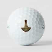 Gold Thammer Taylor Made TP5 Golfbälle 3 Stk. (Vorderseite)