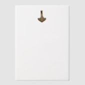 Gold Thammer Vellum Papiere Pergament Einladungen (Vorderseite)