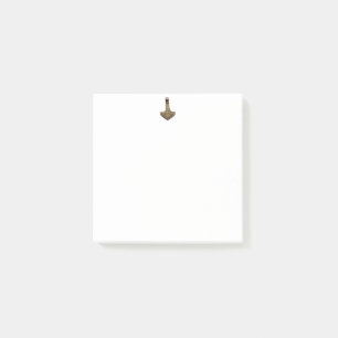 Gold Thammer weiße Notizblöcke Post-it Klebezettel