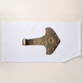 Gold Thammer weißes Handtuch (Vorderseite)