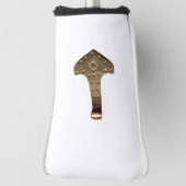 Gold Thammer White Golf Club Putter Abdeckung Headcover (Rotieren 90)