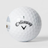 Gold Thammer Wolken Callaway Golf Bälle 3 Stk. (Logo)