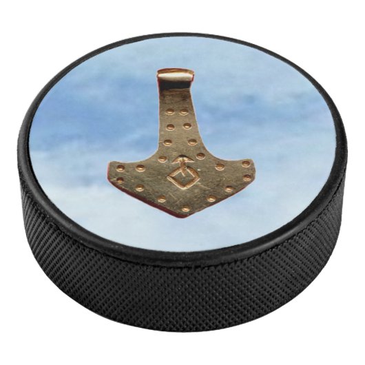 Gold Thammer Wolken Hockey Puck (3/4)