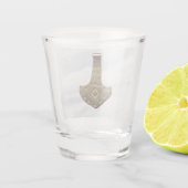 Gold Thammer Wolken Schuss Glas (Rückseite)