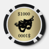 Gold Theater Markers Pokerchips (Rückseite)