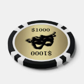 Gold Theater Markers Pokerchips (Einzeln)