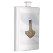 Gold Thor Hammer Wolken Edelstahl-Kolben Flachmann (Rechts)