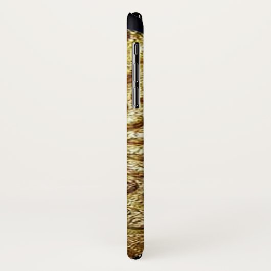 GOLD THRACIAN DISK MONOGRAM Red Ruby Gem Case-Mate iPhone Hülle (Hinten/Links)