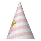 Gold Tiara Princess Birthday Partyhütchen (Rechts)