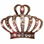 Gold Tiara Skulptur Freistehende Fotoskulptur<br><div class="desc">Gem von einem Geschenk für jeden Diva! Diese verleihen den Zimmern fabelhafte Auszeichnungen,  Party oder Kuchen! Karo alle Tiara Designs aus!</div>