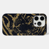 Gold Tiger Black Design Case-Mate iPhone Hülle (Rückseite (Horizontal))