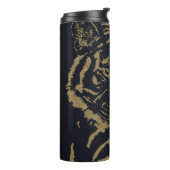 Gold Tiger Black Design Thermosbecher (Nach links gedreht)