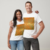 Gold Tiger Stripes Orange T-Shirt (Unisex)