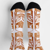 Gold  Tiki Sculpture Thunder_Cove Socken (Oben)