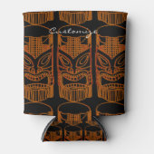 Gold Tiki Skulptur Thunder_Cove Dosenkühler (Vorderseite)