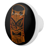 Gold Tiki Skulptur Thunder_Cove Keramikknauf (Rechts)