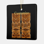 Gold Tiki Skulptur Thunder_Cove Keramikornament (Links)