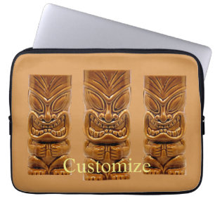 Gold Tiki Skulptur Thunder_Cove Laptopschutzhülle