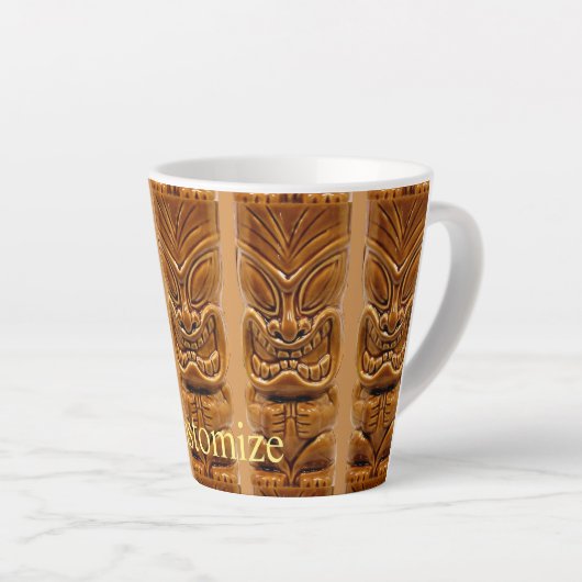 Gold Tiki Skulptur Thunder_Cove Milchtasse (Rechte Ecke)
