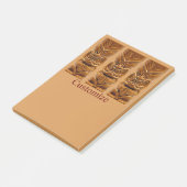 Gold Tiki Skulptur Thunder_Cove Post-it Klebezettel (angewinkelt)