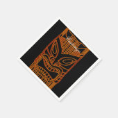 Gold Tiki Skulptur Thunder_Cove Serviette (Ecke)