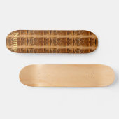 Gold Tiki Skulptur Thunder_Cove Skateboard (Horizontal)