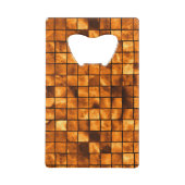 Gold Tiles Muster Geldbeutel Flaschenöffner (Rückseite)