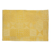 Gold Tiles: Stilvolle Textur Hintergrund Kissenbezug (Rückseite)