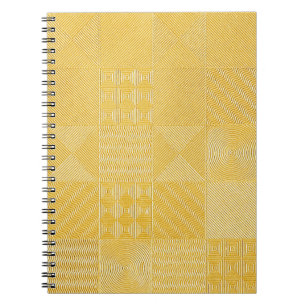 Gold Tiles: Stilvolle Textur Hintergrund Notizblock