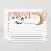 Gold Tinkle Tinkle Advice Card. Begleitkarte (Vorne/Hinten)