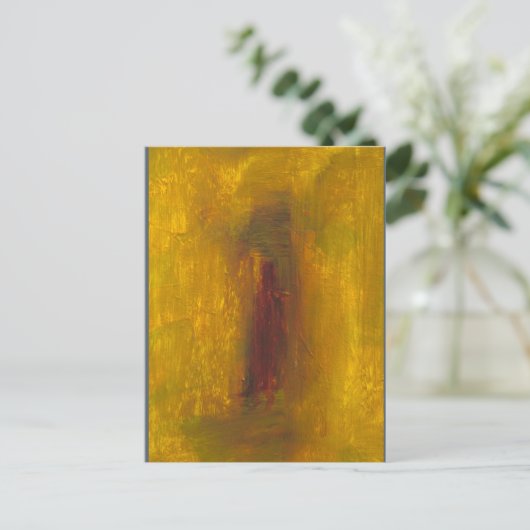 "Gold to Violet" Albers Homage Postcard Print Postkarte (Stehend Vorderseite)