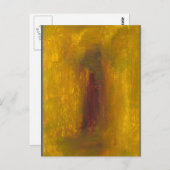 "Gold to Violet" Albers Homage Postcard Print Postkarte (Vorne/Hinten)