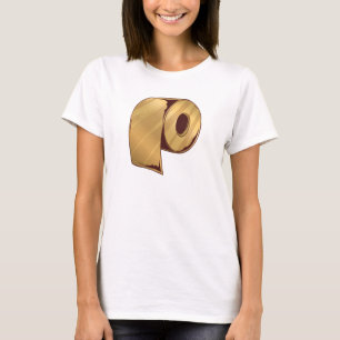 Gold Toilettenpapier T-Shirt
