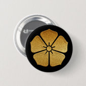 Gold Toki Kikyo Kamon Button (Vorne & Hinten)