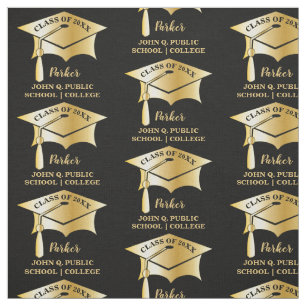 Gold Tone Graduation Cap Name Class Year School Stoff