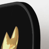 Gold Tone Scorpio Scorpion Symbol Zodiac Pickleball Schläger (Linke Seite)