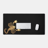 Gold Tone Scorpio Scorpion Symbol Zodiac Schreibtischunterlage (Tastatur & Maus)