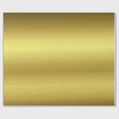 Gold Tone Wrapping Paper Geschenkpapier (Flach)